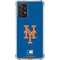 MLB New York Mets - Solid Distressed Galaxy A72 5G Clear Case